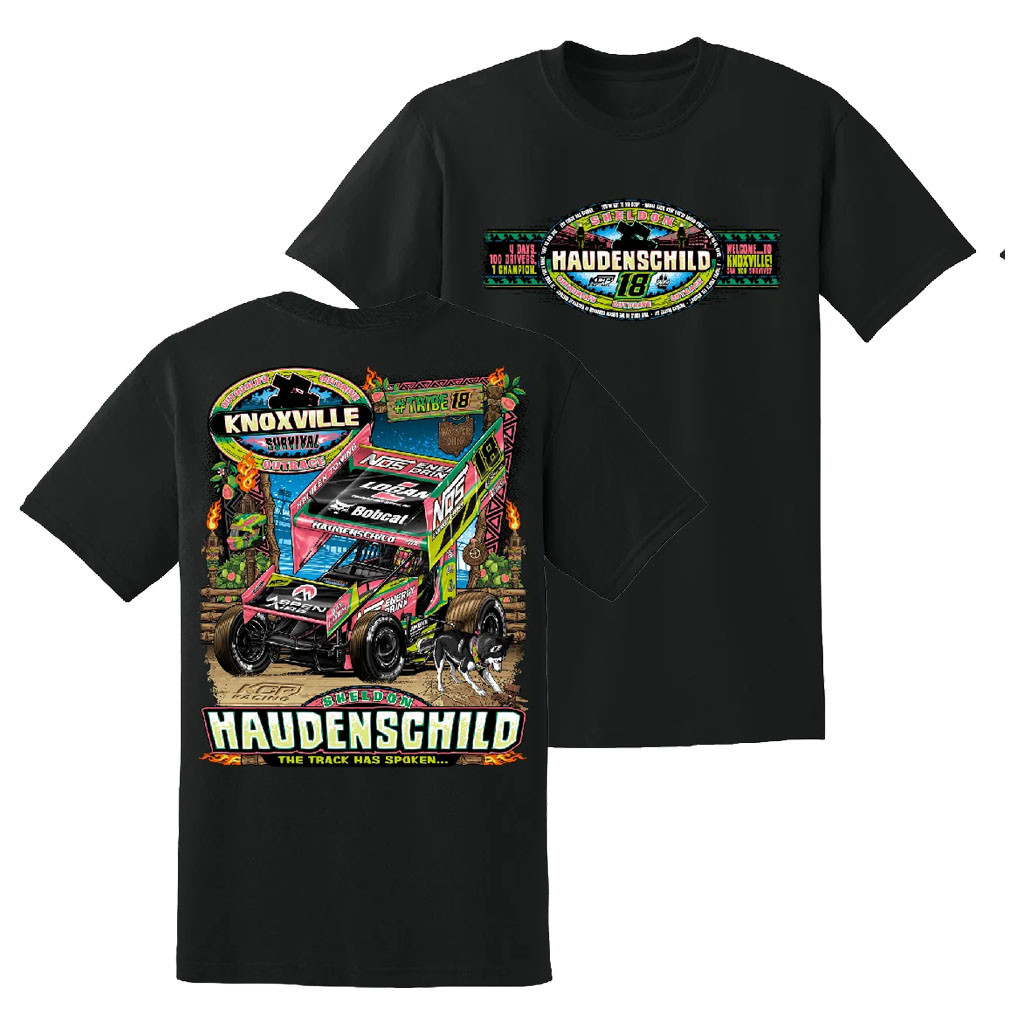 Sheldon Haudenschild Merch 2026 Knoxville Nationals T-Shirt The Track Has Spoken Shirt Black Sheldon Haudenschild Merch 2026 Knoxville Nationals T-Shirt The Track Has Spoken Shirt Black