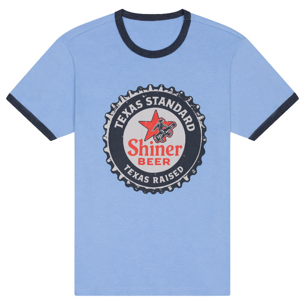 Shiner Merch 2026 Heritage Ringer T-Shirt Shiner Bottle Cap Shirt Gift For Beer Lovers - Kdjoy