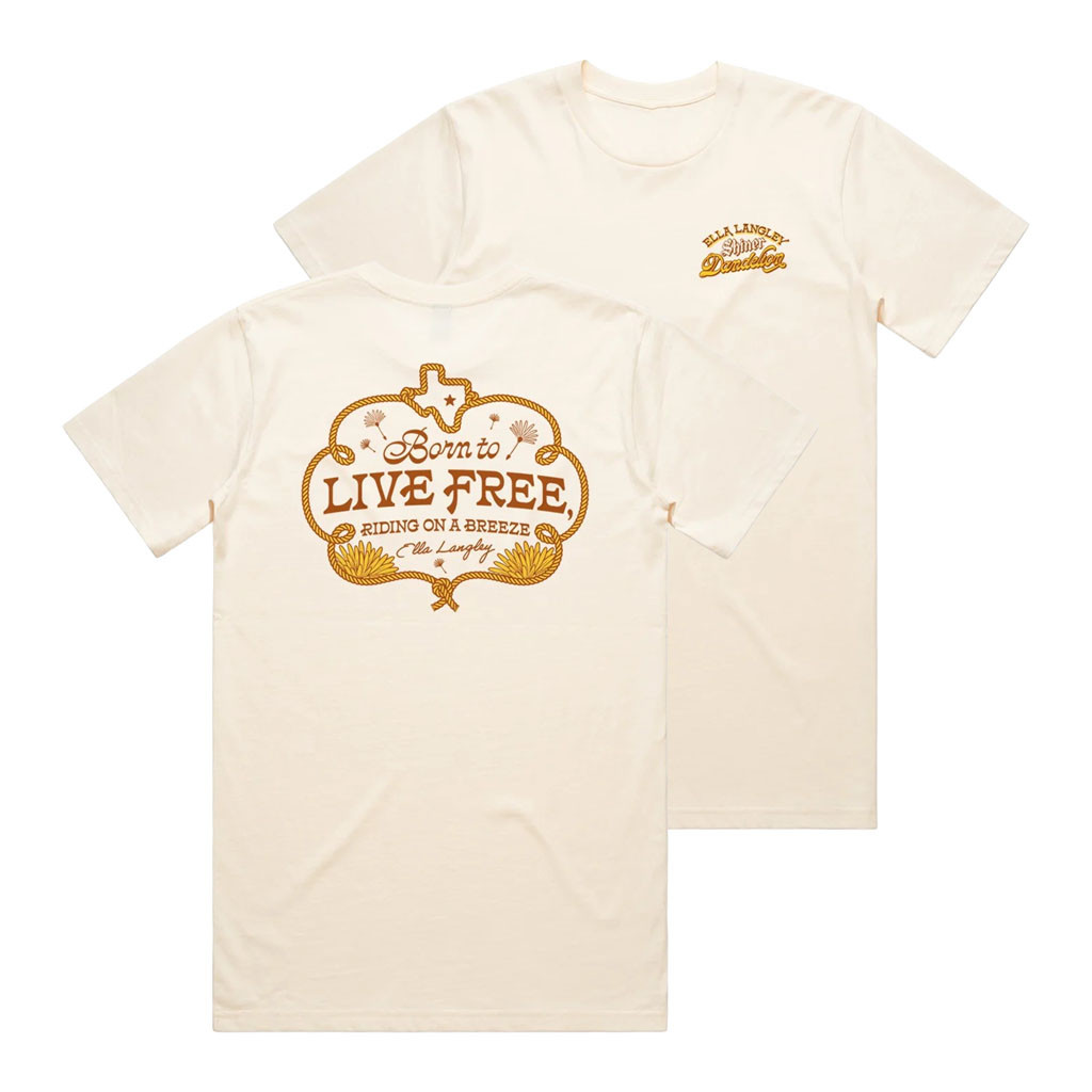 Shiner Merch 2026 Riding On A Breeze T-Shirt Ella Langley Dandelion Merch Gift For Fans - Kdjoy