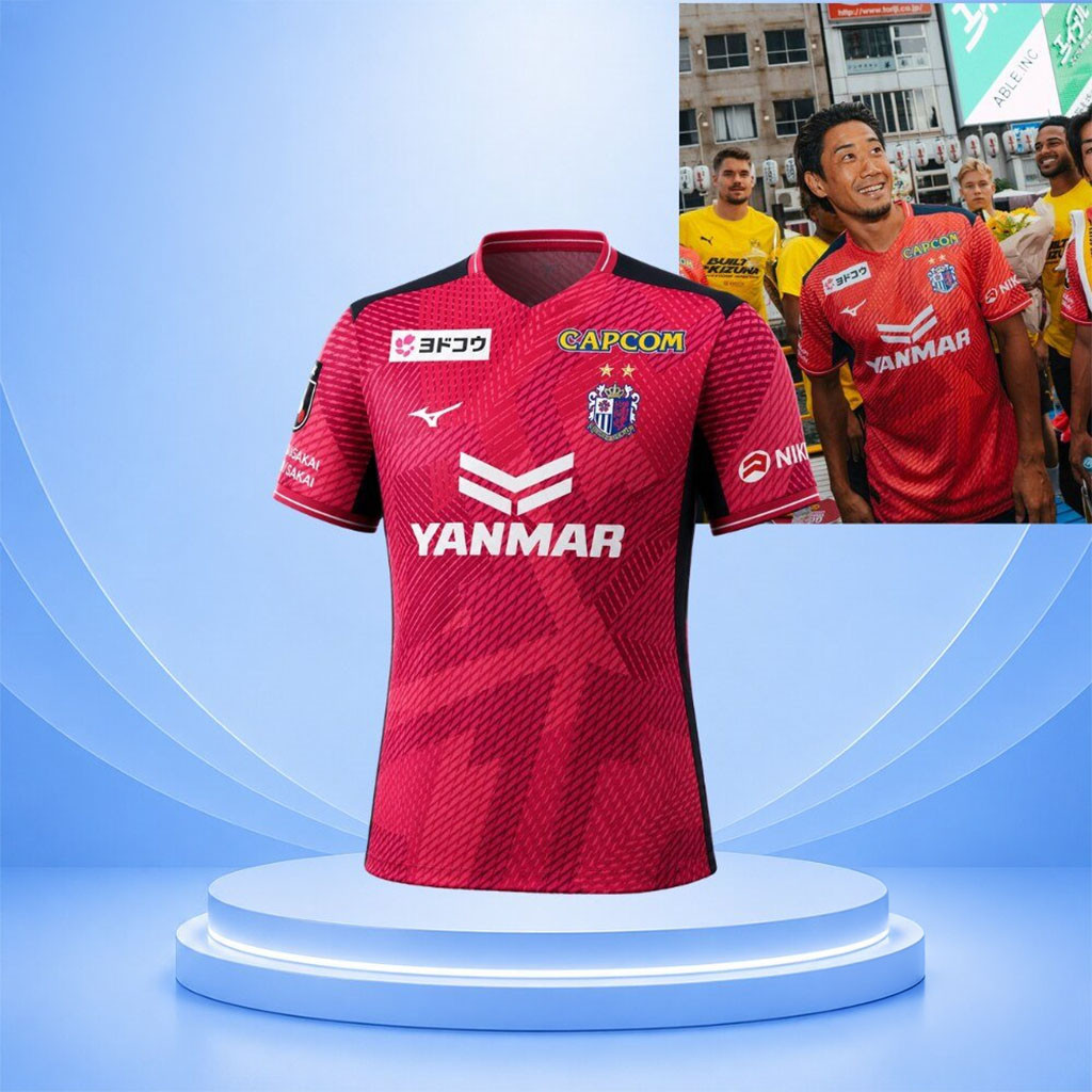 Shinji Cerezo Osaka Home Jersey Shirt 2026 2027 Cerezo Osaka Merch Football Fan Gift Ideas - Kdjoy
