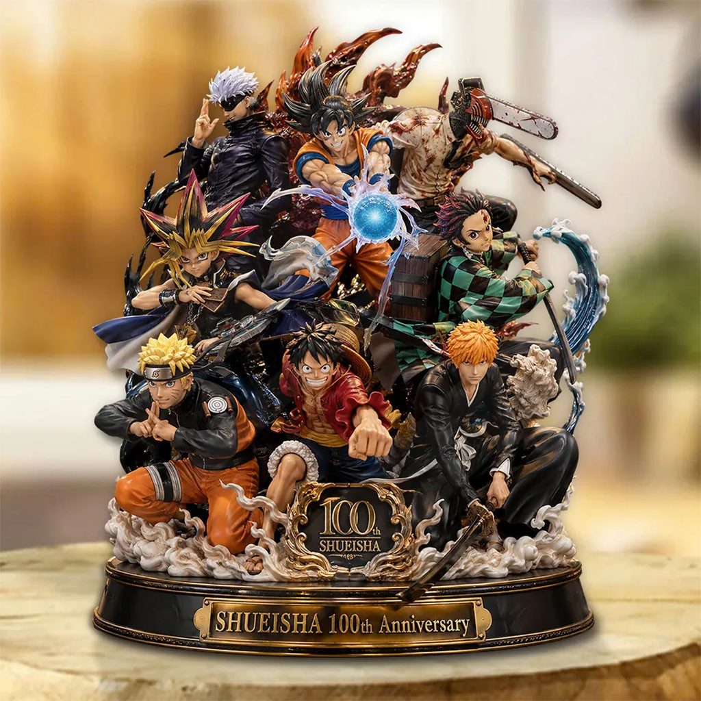 Shueisha 100 Years Anniversary Anime Heroes Acrylic Plaque Shueisha Merch Gift For Fans - Kdjoy Shueisha 100 Years Anniversary Anime Heroes Acrylic Plaque Shueisha Merch Gift For Fans - Kdjoy