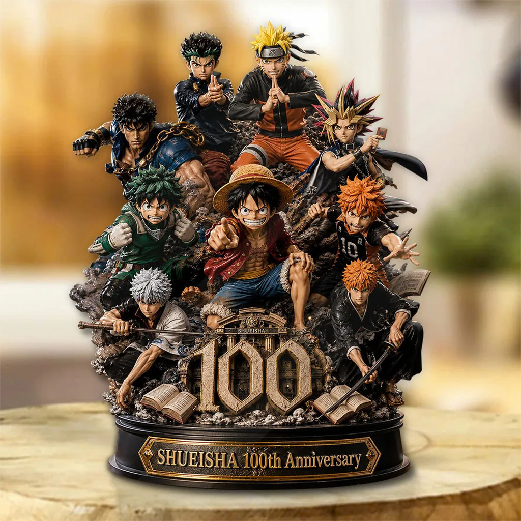 Shueisha 100th Anniversary 1926-2026 Anime Legends Acrylic Plaque Shueisha Merch Decor Gift - Kdjoy Shueisha 100th Anniversary 1926-2026 Anime Legends Acrylic Plaque Shueisha Merch Decor Gift - Kdjoy