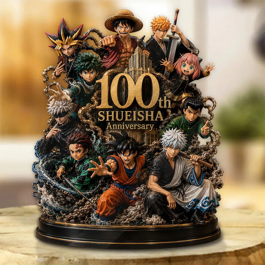 Shueisha 100th Anniversary Manga Icons Acrylic Plaque Shueisha Merch Decor Gift For Fans - Kdjoy Shueisha 100th Anniversary Manga Icons Acrylic Plaque Shueisha Merch Decor Gift For Fans - Kdjoy