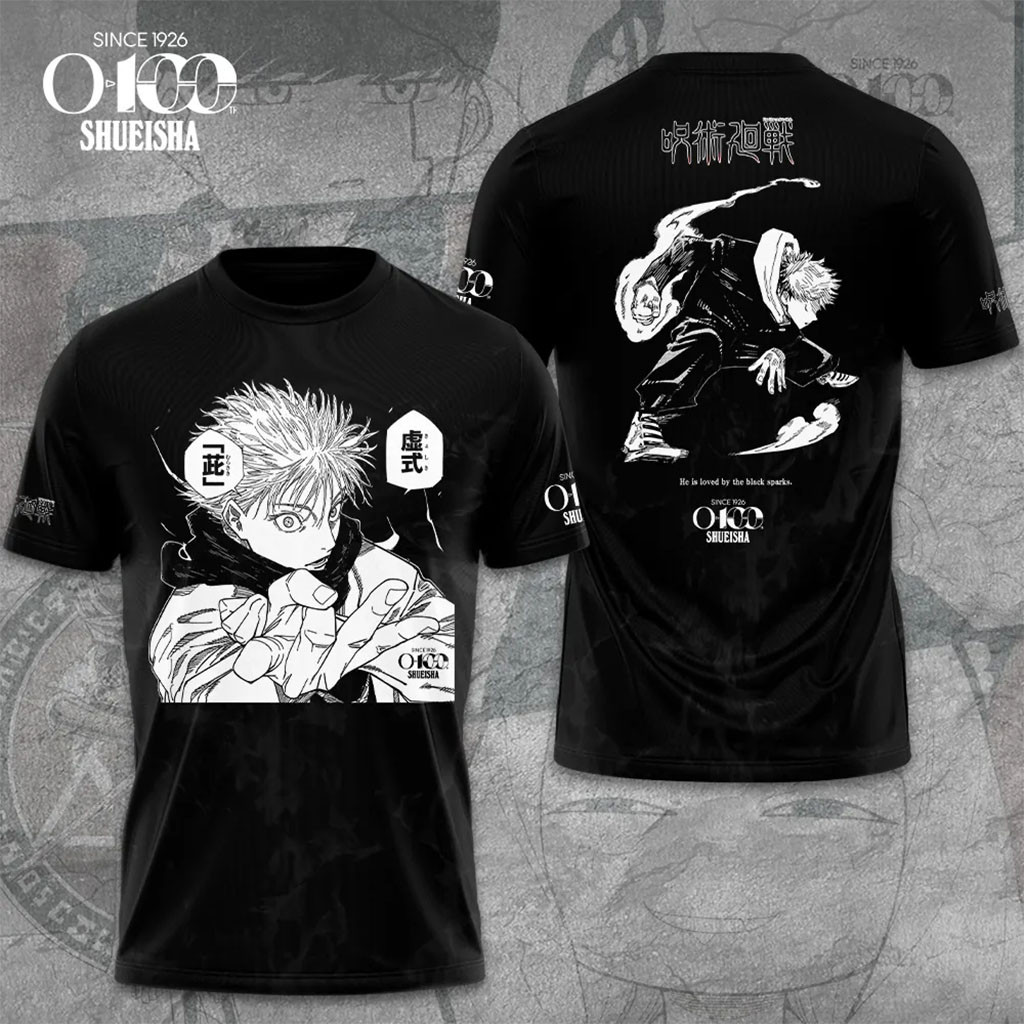 Shueisha x Jujutsu Kaisen 100th Anniversary T-Shirt Shueisha Merch Gifts For Anime Fans - Kdjoy Shueisha x Jujutsu Kaisen 100th Anniversary T-Shirt Shueisha Merch Gifts For Anime Fans - Kdjoy