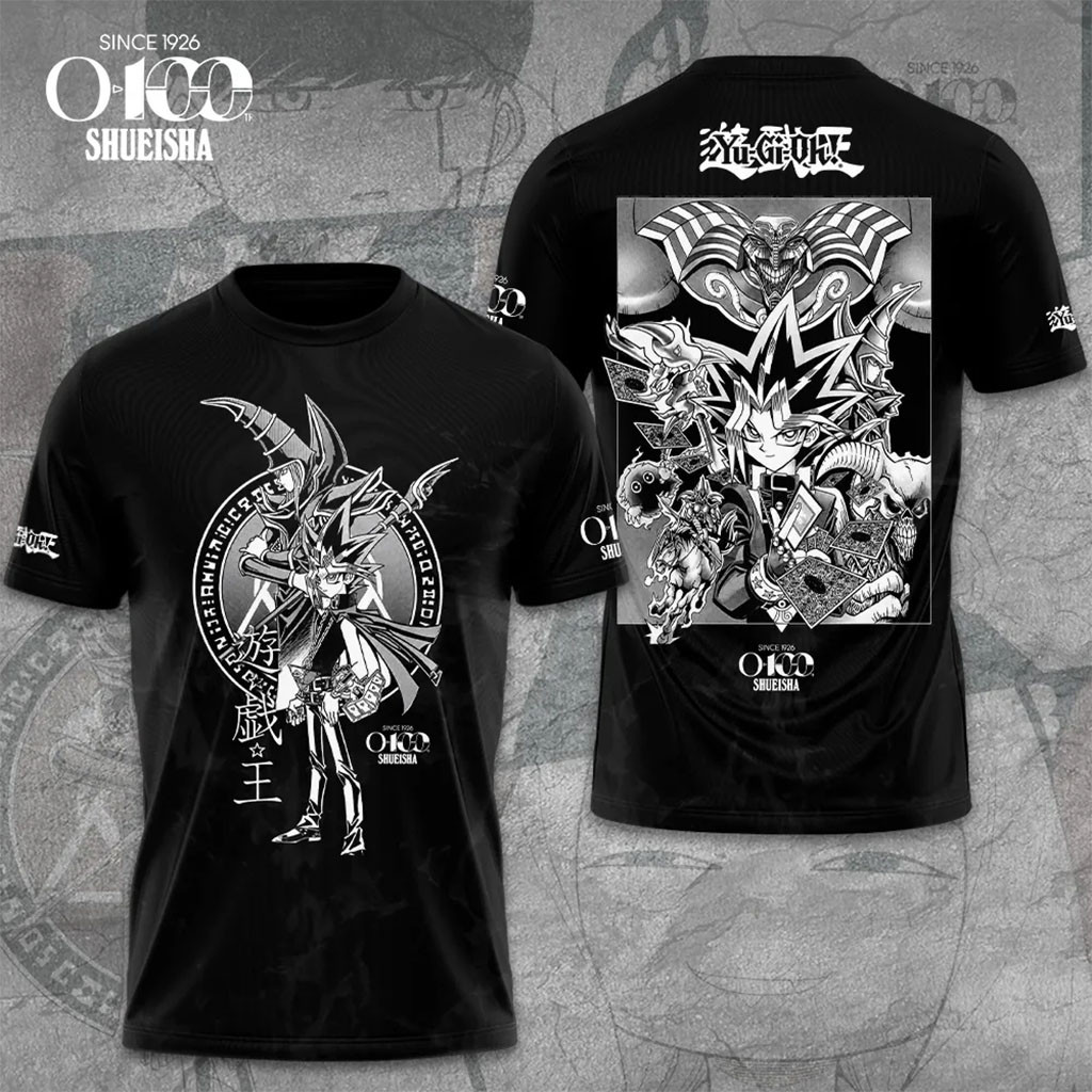 Shueisha x Yu-Gi-Oh 100th Anniversary T-Shirt Shueisha Merch Gift Ideas For Anime Fans - Kdjoy