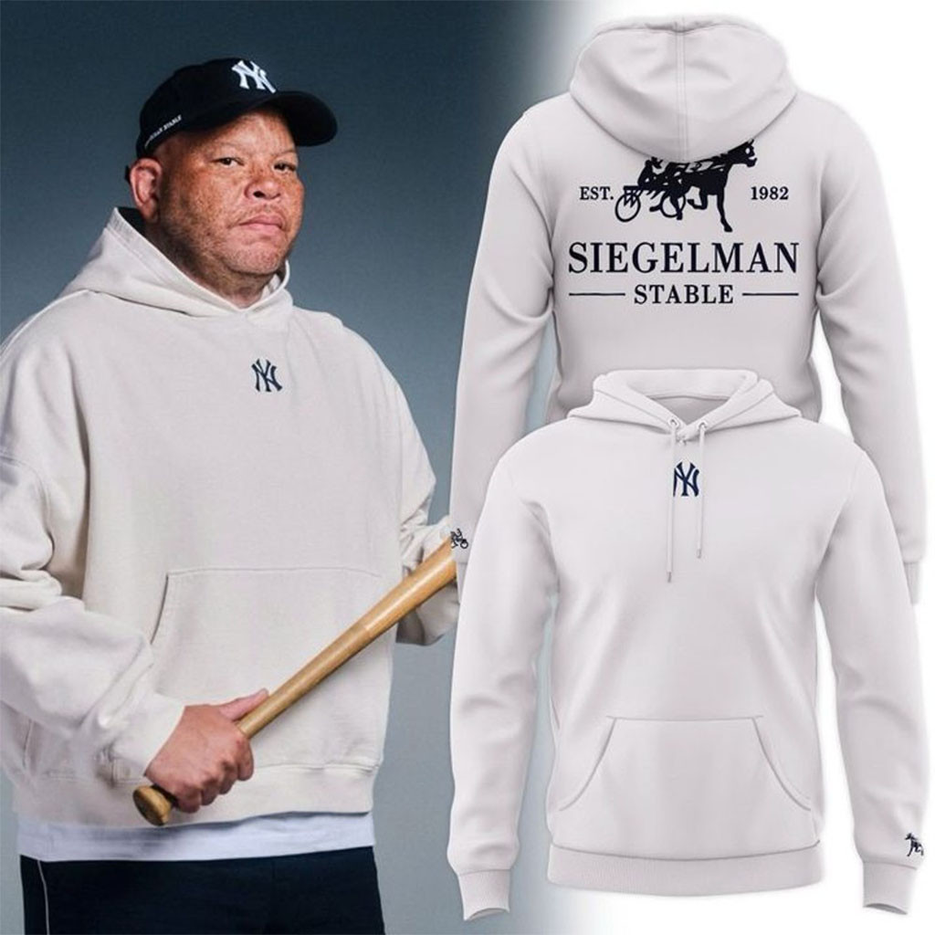 Siegelman Stable x New York Yankees Classic Logo Hoodie NY Yankees Merch Brother Gifts - Kdjoy
