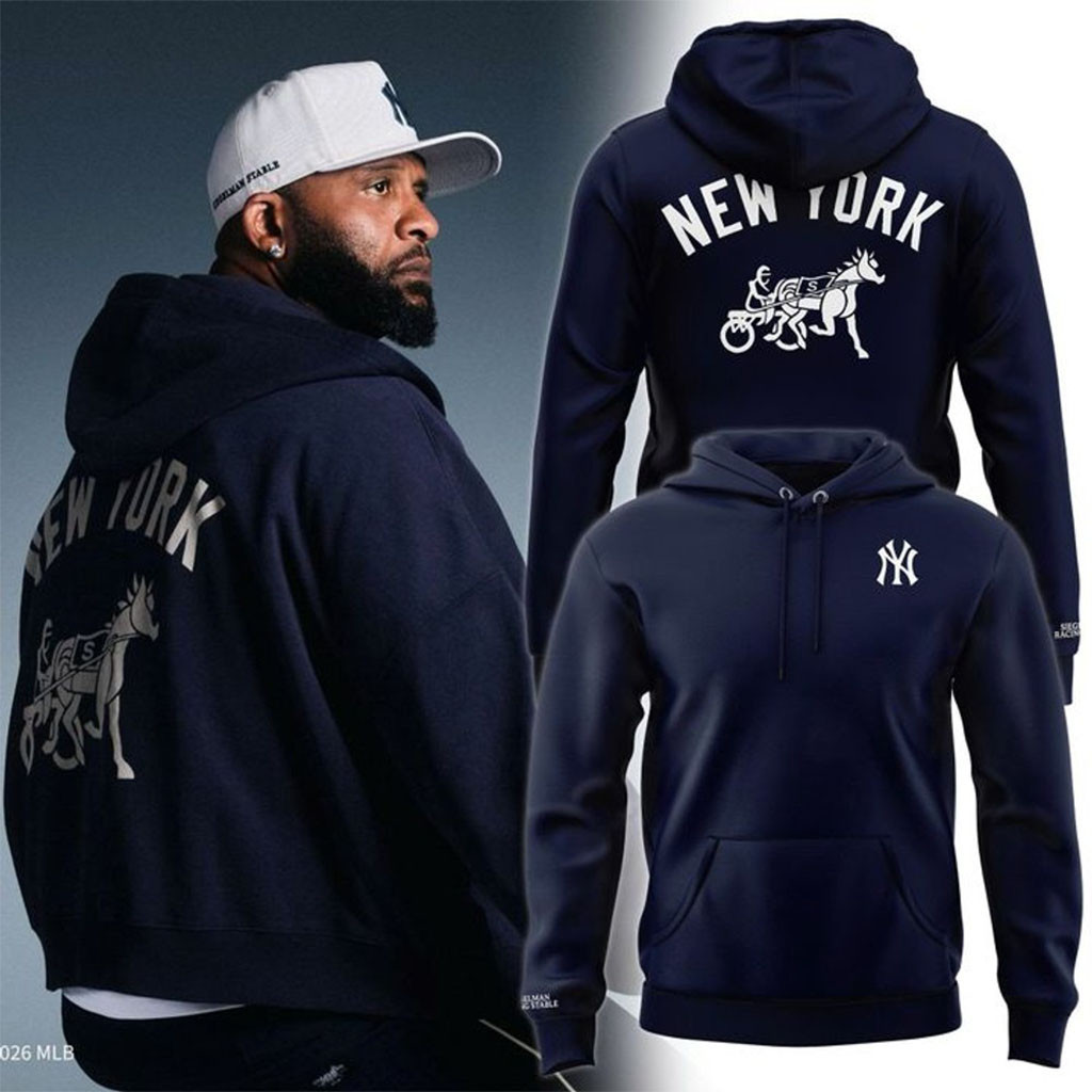 Siegelman Stable x New York Yankees Navy Hoodie NY Yankees Merch Gifts For Baseball Fans - Kdjoy Siegelman Stable x New York Yankees Navy Hoodie NY Yankees Merch Gifts For Baseball Fans - Kdjoy