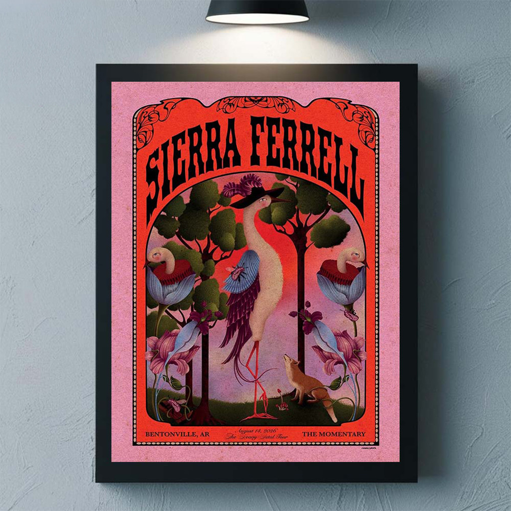 Sierra Ferrell Bentonville AR 2026 Event Poster Sierra Ferrell Merch Wall Hangings For Living Room - Kdjoy