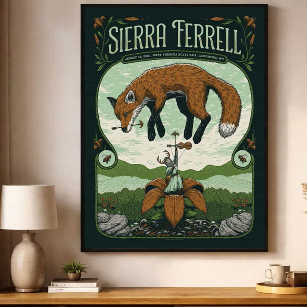 Sierra Ferrell Lewisburg 2026 Event Poster Sierra Ferrell Merch Bedroom Wall Decor - Kdjoy