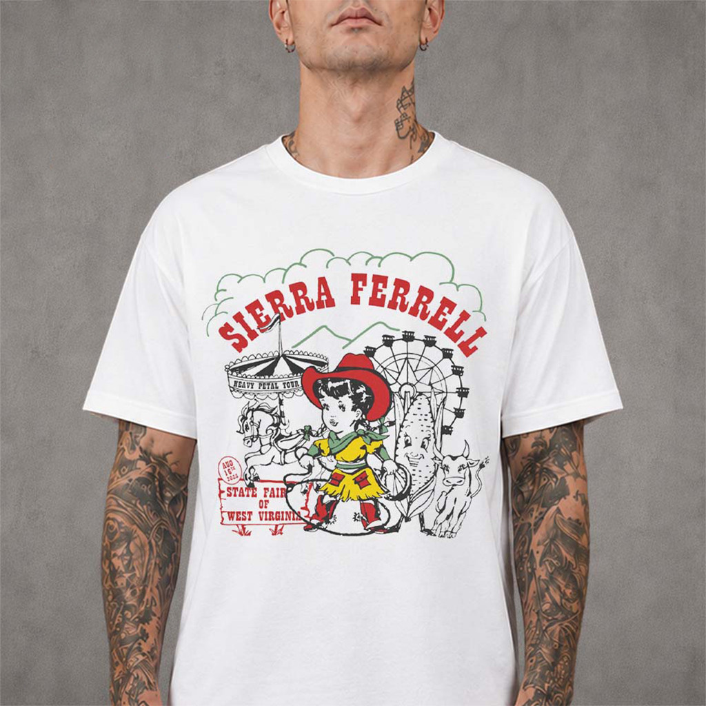 Sierra Ferrell Lewisburg WV 2026 Show T-Shirt Sierra Ferrell Merch Music Lover Gifts For Him - Kdjoy Sierra Ferrell Lewisburg WV 2026 Show T-Shirt Sierra Ferrell Merch Music Lover Gifts For Him - Kdjoy