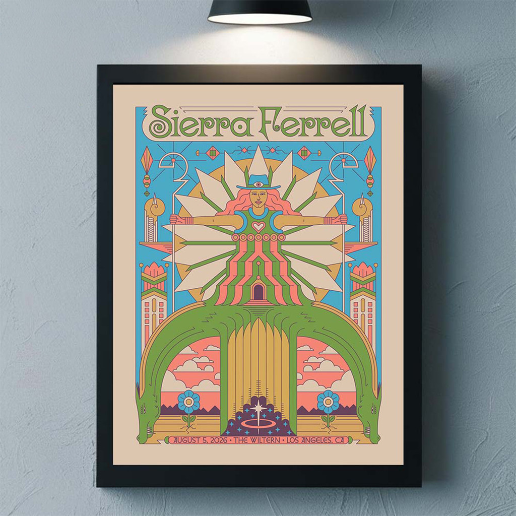 Sierra Ferrell Los Angeles CA 2026 Event Poster At The Wiltern Poster Sierra Ferrell Merch - Kdjoy