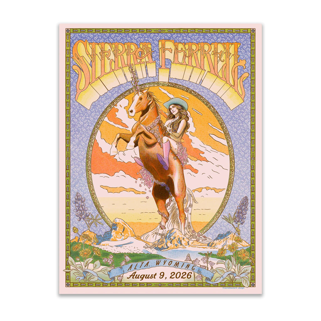 Sierra Ferrell Merch 2026 Alta WY Event Poster Sierra Ferrell Tour Merch Home Decor Ideas Sierra Ferrell Merch 2026 Alta WY Event Poster Sierra Ferrell Tour Merch Home Decor Ideas