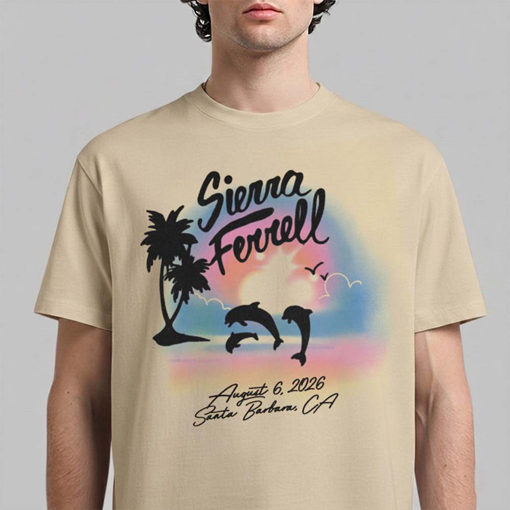 Sierra Ferrell Santa Barbara CA 2026 Event Shirt At Santa Barbara Bowl Tee Sierra Ferrell Merch - Kdjoy Sierra Ferrell Santa Barbara CA 2026 Event Shirt At Santa Barbara Bowl Tee Sierra Ferrell Merch - Kdjoy
