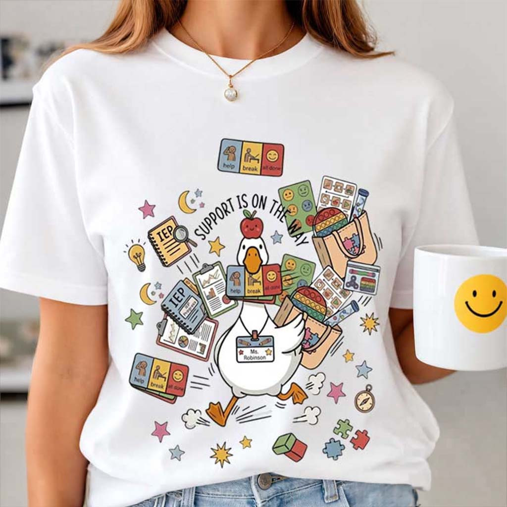 Silly Goose Support Is On The Way T-Shirt Special Education Teacher Shirt Gift For Her - Kdjoy Silly Goose Support Is On The Way T-Shirt Special Education Teacher Shirt Gift For Her - Kdjoy