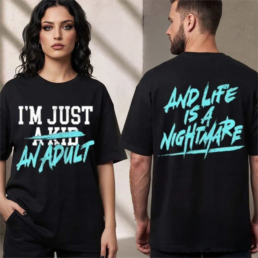 Simple Plan Bigger Than You Think Tour 2026 I'm Just An Adult And Life Is A Nightmare Shirt - Kdjoy