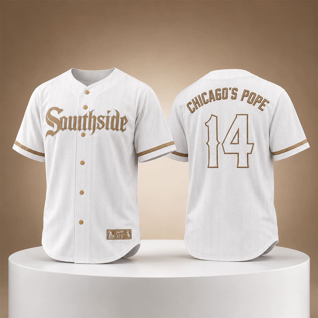 Sister Mary Jo Southside White Sox #14 Chicago's Pope Jersey Chicago White Sox Merch Fan Gifts - Kdjoy Sister Mary Jo Southside White Sox #14 Chicago's Pope Jersey Chicago White Sox Merch Fan Gifts - Kdjoy