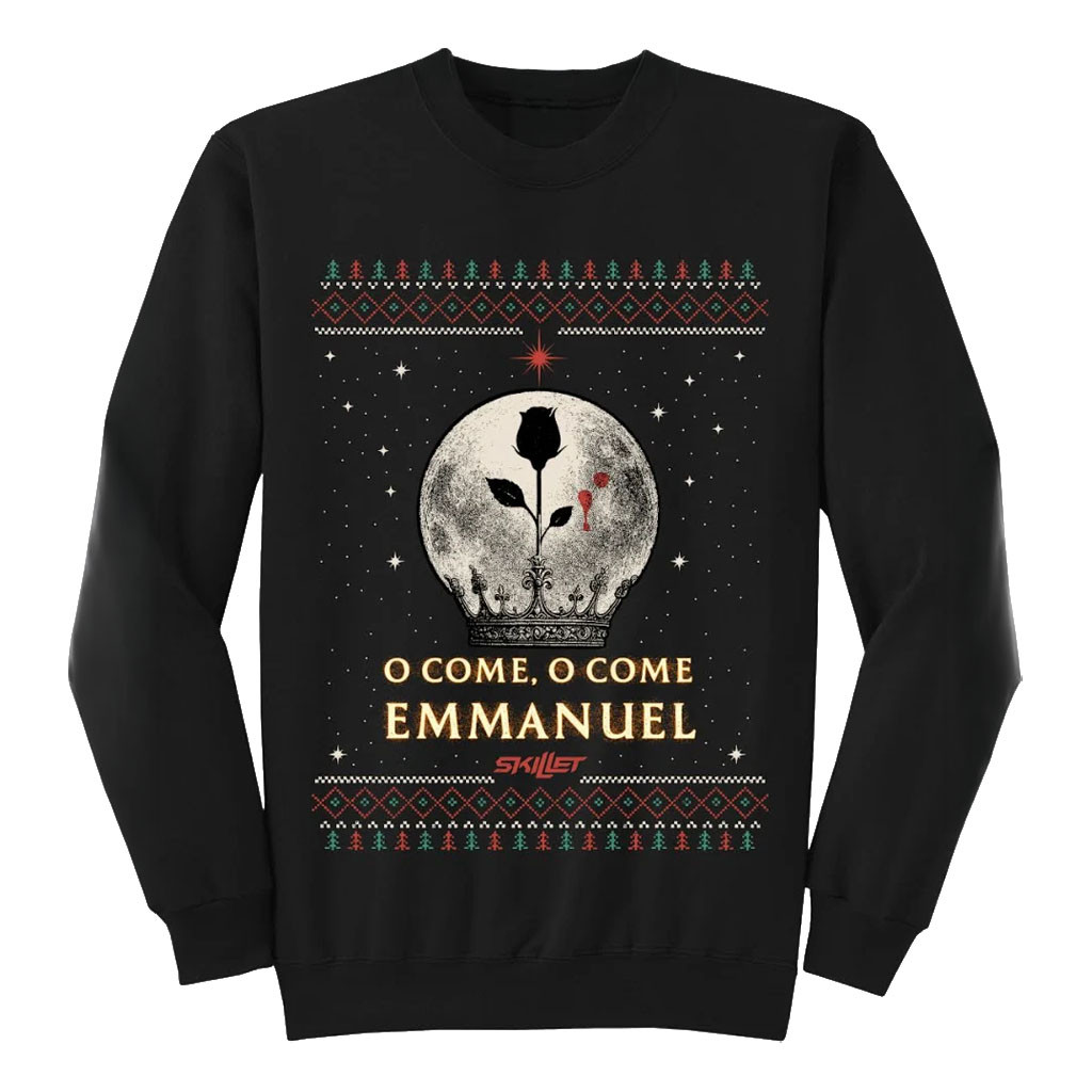Skillet Merch 2026 O Come O Come Emmanuel Sweatshirt Christmas Gifts For Rock Fans - Kdjoy
