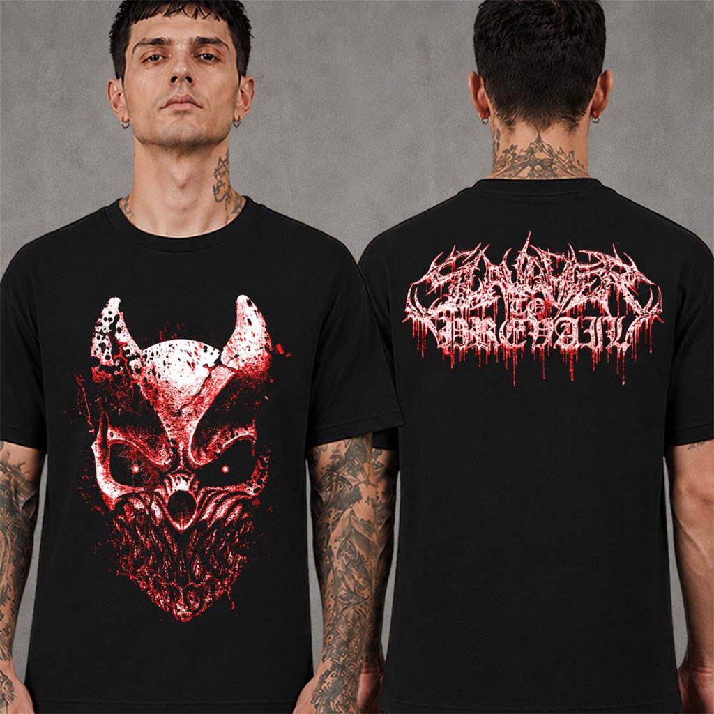 Slaughter To Prevail Merch Blood Mask T-Shirt Birthday Gifts For Music Lovers - Kdjoy