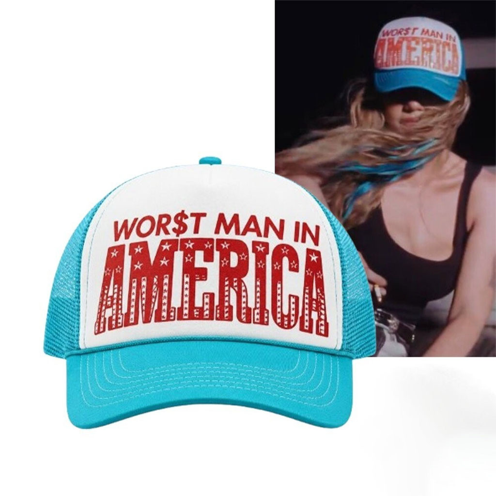 Slayyyter Worst Man In America Trucker Hat 2026 Slayyyter Merch Present For Fans - Kdjoy Slayyyter Worst Man In America Trucker Hat 2026 Slayyyter Merch Present For Fans - Kdjoy