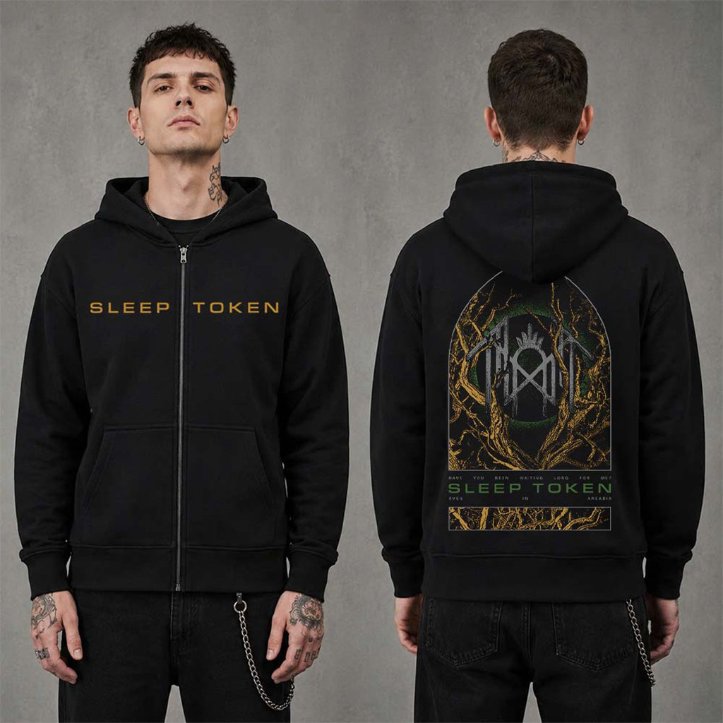 Sleep Token Winter Offering 2026 Collection Twisted Branches Zip Hoodie Sleep Token Merch - Kdjoy Sleep Token Winter Offering 2026 Collection Twisted Branches Zip Hoodie Sleep Token Merch - Kdjoy