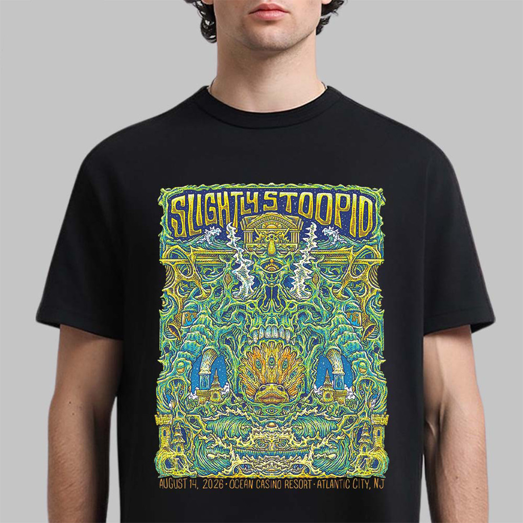 Slightly Stoopid Atlantic City NJ 2026 Event T-Shirt Slightly Stoopid Merch Music Lovers Gifts - Kdjoy