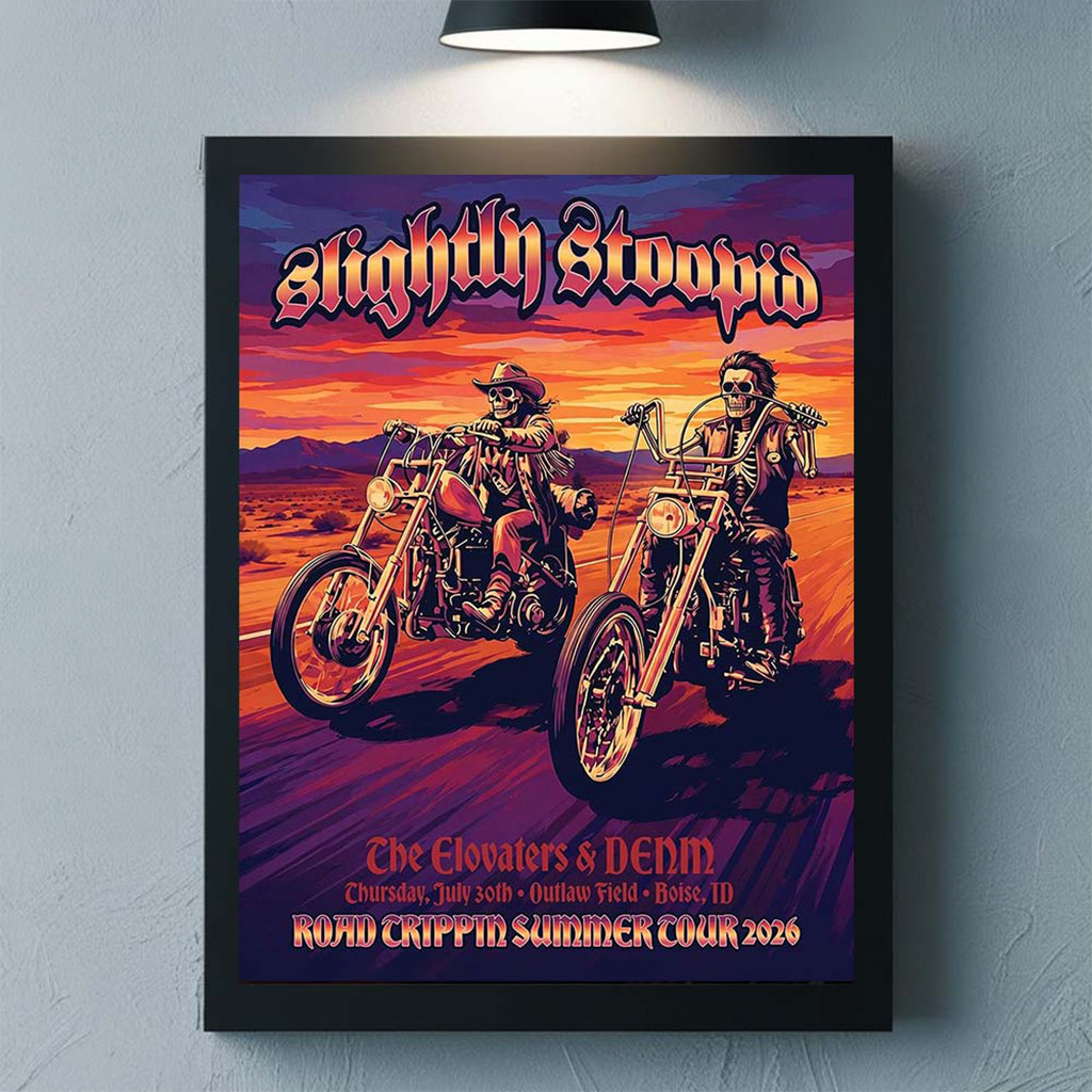Slightly Stoopid Boise ID 2026 Event Poster Slightly Stoopid Merch Gifts For Rock Fan - Kdjoy