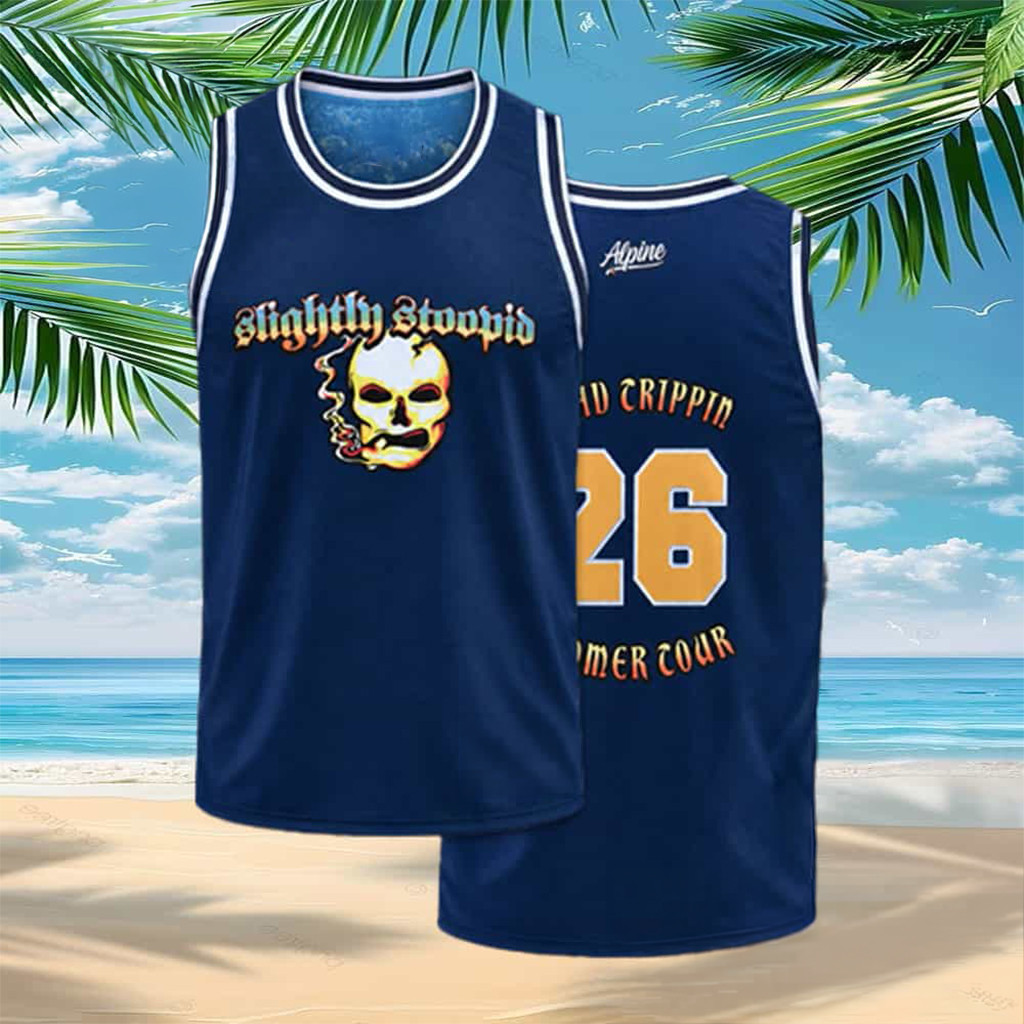 Slightly Stoopid Greenwood Village Colorado Basketball Jersey Road Trippin Tour 2026 Merch