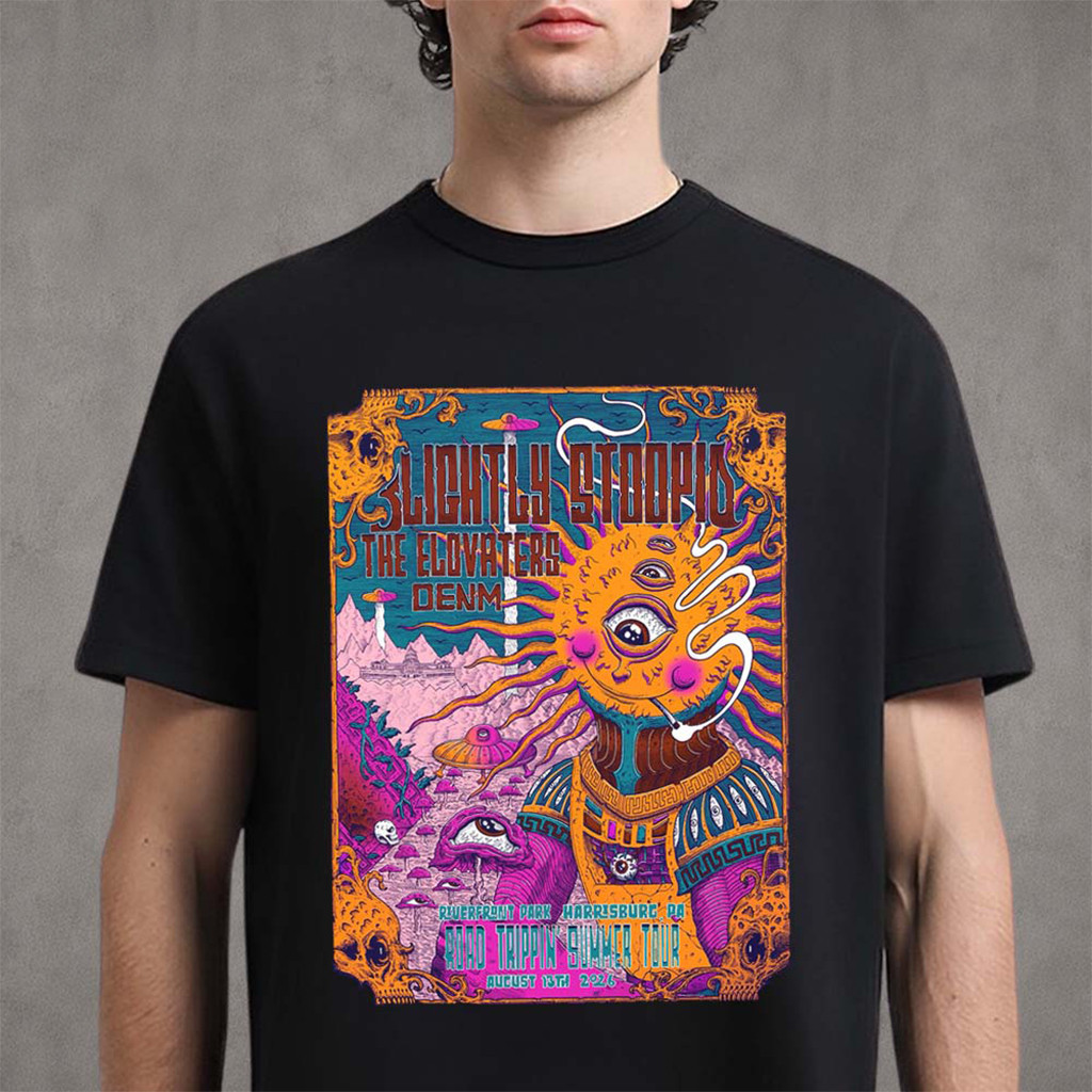 Slightly Stoopid Harrisburg PA 2026 Event T-Shirt Slightly Stoopid Merch Gifts For BFF - Kdjoy Slightly Stoopid Harrisburg PA 2026 Event T-Shirt Slightly Stoopid Merch Gifts For BFF - Kdjoy