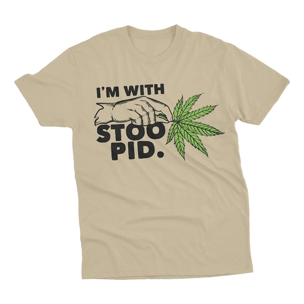 Slightly Stoopid Merch 2026 I'm With Stoopid Leaf T-Shirt Presents For Rock Lovers - Kdjoy