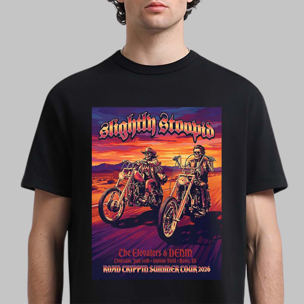 Slightly Stoopid Merch Boise ID 2026 Event T-Shirt Cool Gifts For Music Lovers - Kdjoy