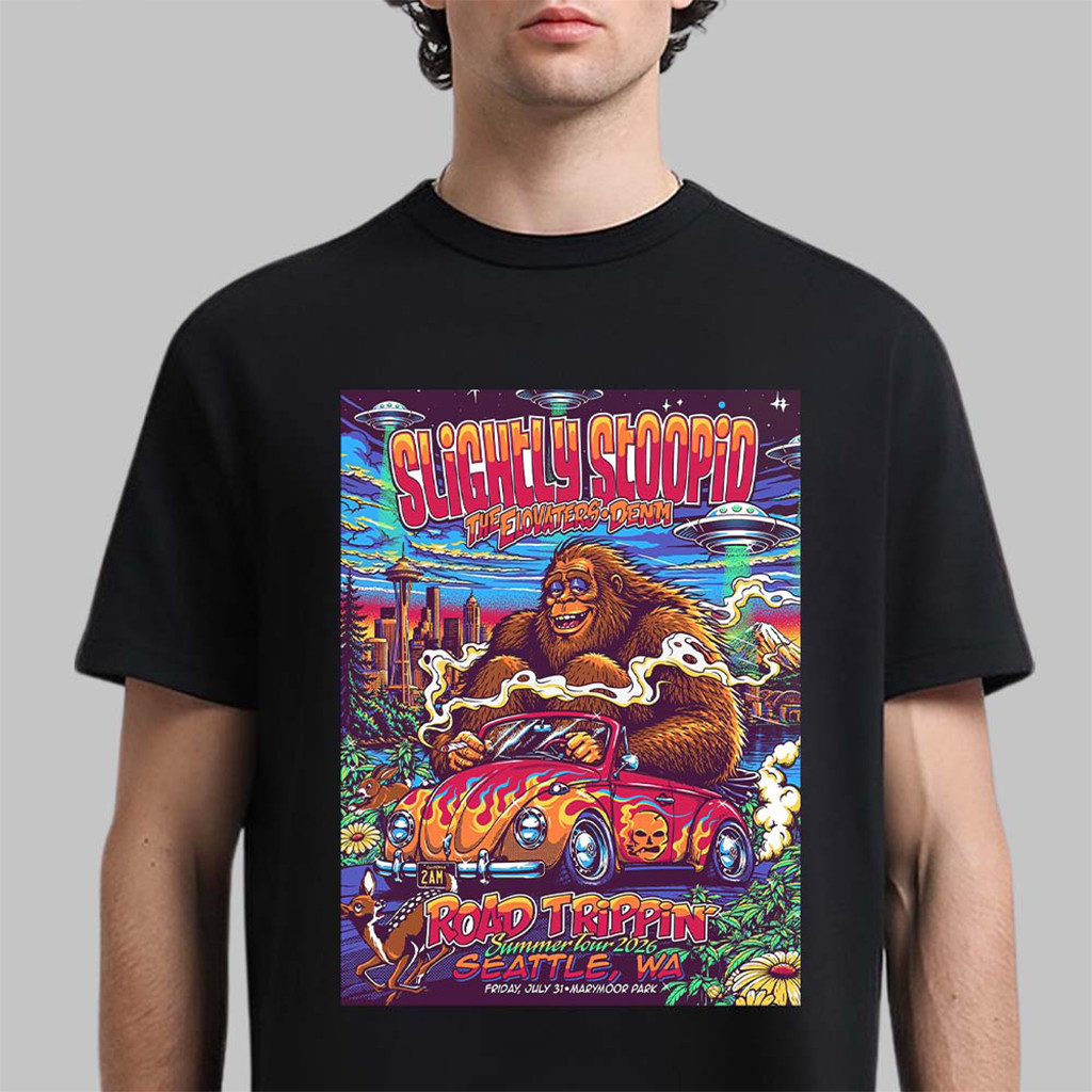 Slightly Stoopid Seattle Washington 2026 Event T-Shirt Slightly Stoopid Merch Fans Gifts - Kdjoy