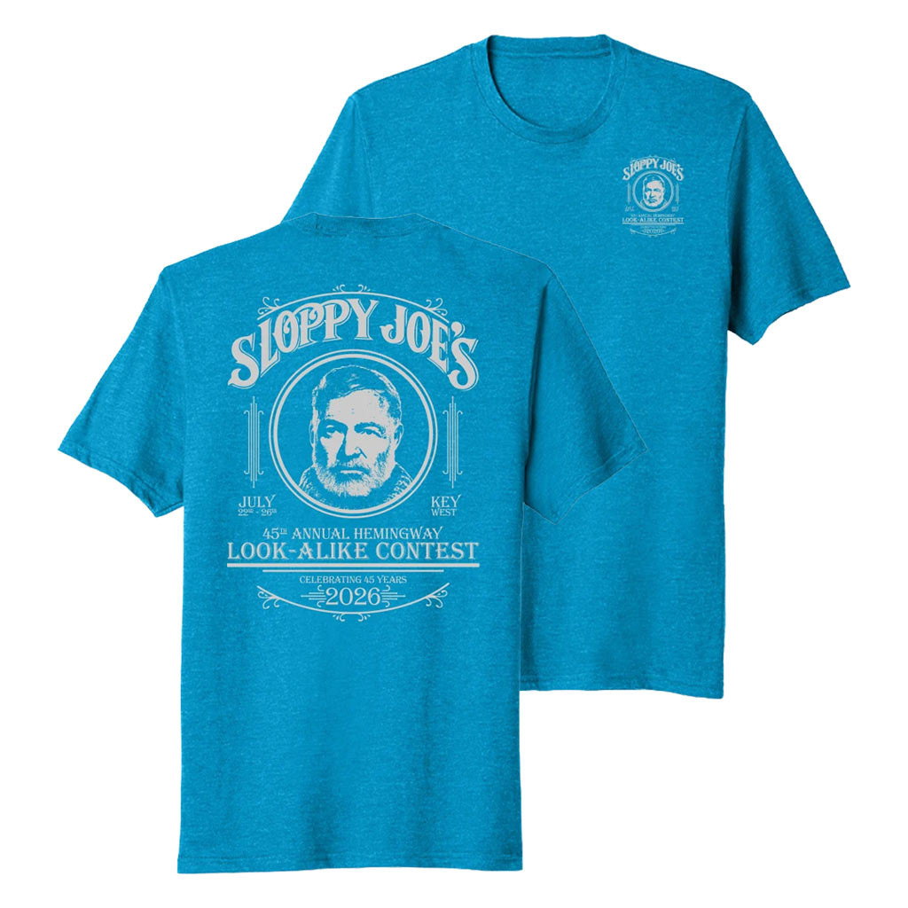 Sloppy Joe's Merch 2026 Hemingway Look-Alike Contest T-Shirt Unique Gift For Dad - Kdjoy Sloppy Joe's Merch 2026 Hemingway Look-Alike Contest T-Shirt Unique Gift For Dad - Kdjoy