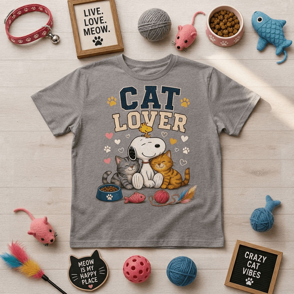 Snoopy Cat Lover Home Is Where The Purrs Are Shirt Cute Graphic T-Shirt BFF Gifts Snoopy Cat Lover Home Is Where The Purrs Are Shirt Cute Graphic T-Shirt BFF Gifts