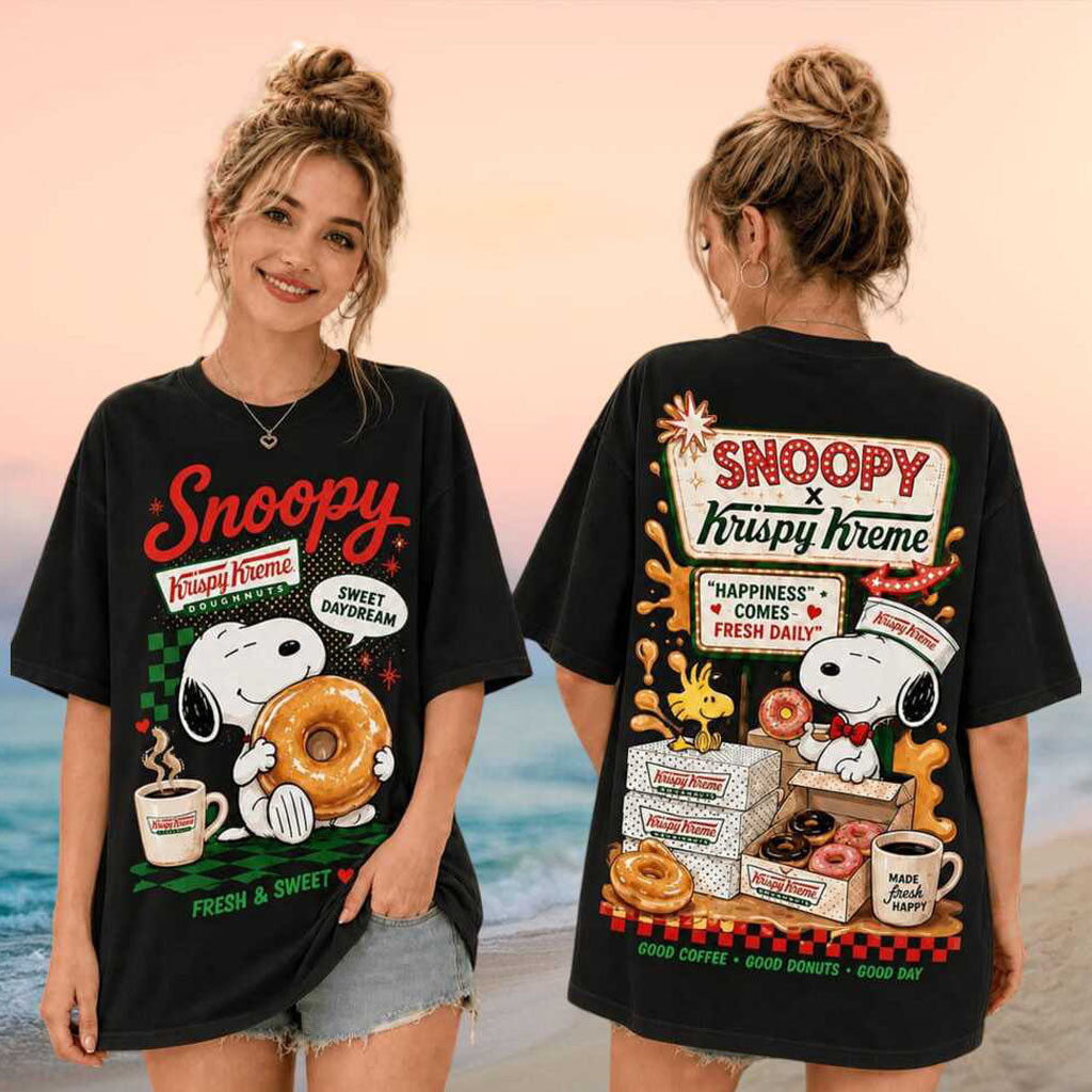Snoopy Krispy Kreme Donuts Sweet Daydream Shirt Snoopy Merch Gifts For Donut Lovers - Kdjoy Snoopy Krispy Kreme Donuts Sweet Daydream Shirt Snoopy Merch Gifts For Donut Lovers - Kdjoy