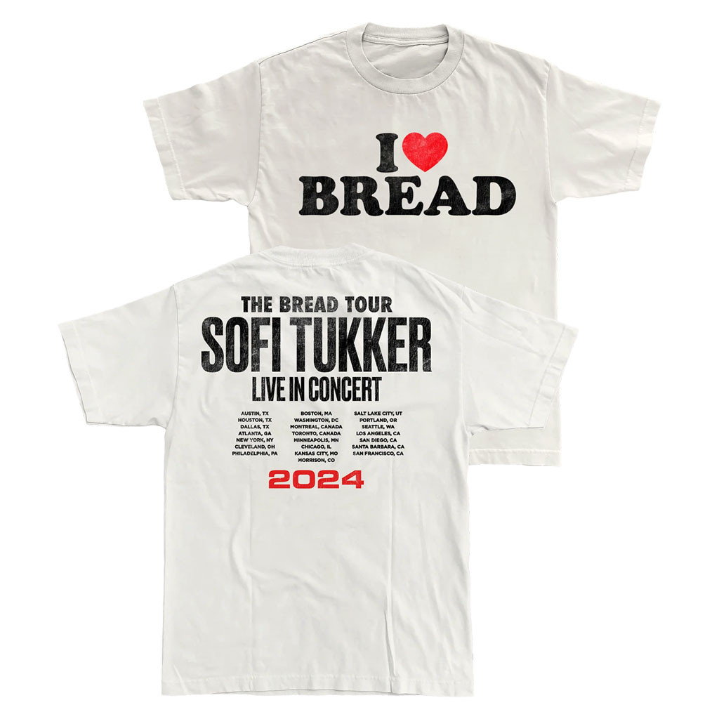 Sofi Tukker Merch 2026 I Heart Bread T-Shirt Sofi Tukker Tour Merch Gift For Music Lovers - Kdjoy Sofi Tukker Merch 2026 I Heart Bread T-Shirt Sofi Tukker Tour Merch Gift For Music Lovers - Kdjoy