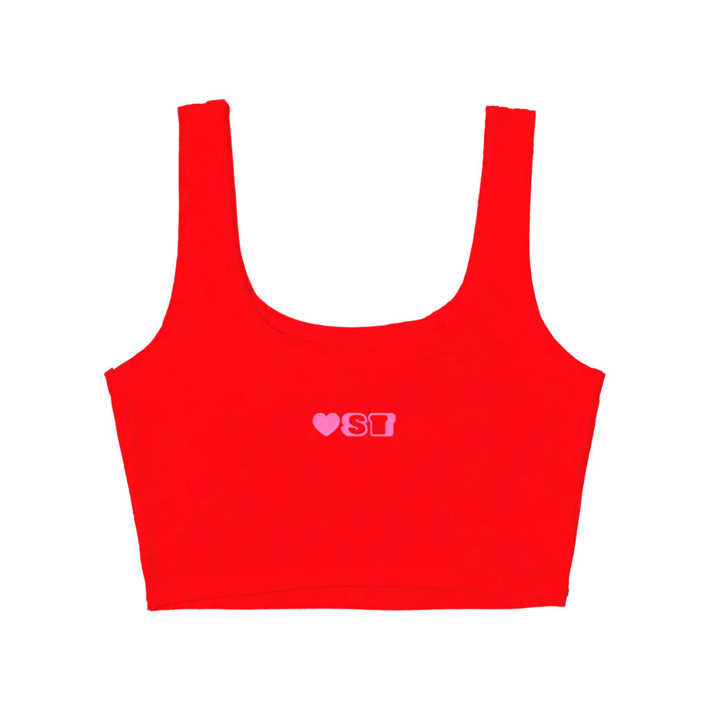 Sofi Tukker Merch 2026 Red ST Cropped Tank Top Music Lover Gift Ideas For Her - Kdjoy Sofi Tukker Merch 2026 Red ST Cropped Tank Top Music Lover Gift Ideas For Her - Kdjoy