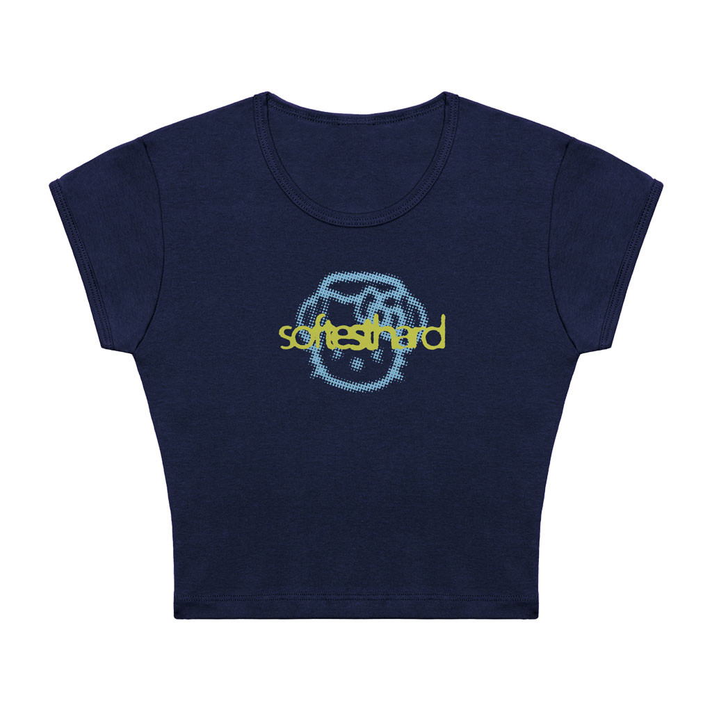 Softest Hard Forever Merch 2026 SFT Kitty Baby Tee Navy Unique Gift For Her - Kdjoy