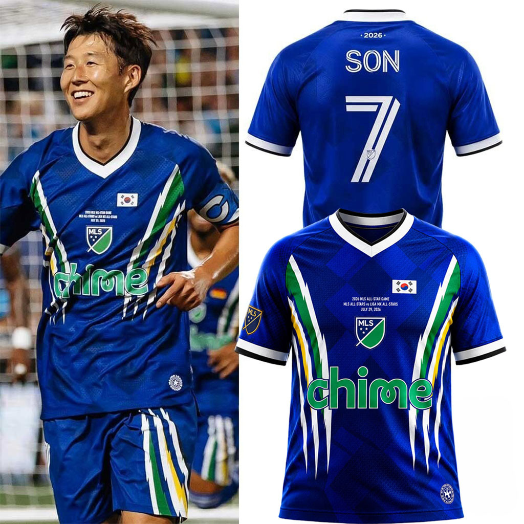 Son Heung Min MLS All Stars 2026 Jersey Son Heung Min Merch Football Fan Gift Ideas - Kdjoy Son Heung Min MLS All Stars 2026 Jersey Son Heung Min Merch Football Fan Gift Ideas - Kdjoy