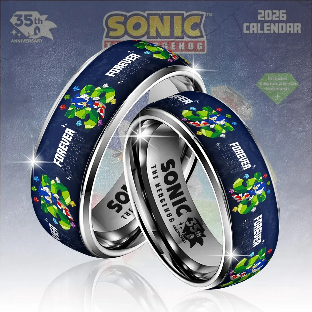 Sonic The Hedgehog 35th Anniversary Merch 2026 Forever Fast Ring Gift Ideas For Brothers - Kdjoy Sonic The Hedgehog 35th Anniversary Merch 2026 Forever Fast Ring Gift Ideas For Brothers - Kdjoy