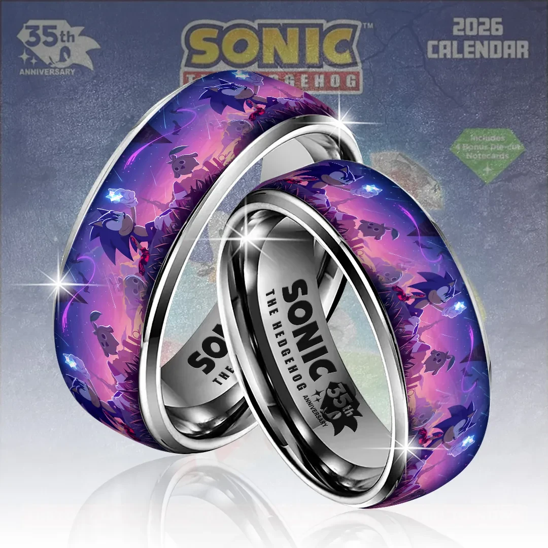 Sonic The Hedgehog 35th Anniversary Merch 2026 Sonic The Hedgehog Ring Gift For Sisters - Kdjoy Sonic The Hedgehog 35th Anniversary Merch 2026 Sonic The Hedgehog Ring Gift For Sisters - Kdjoy