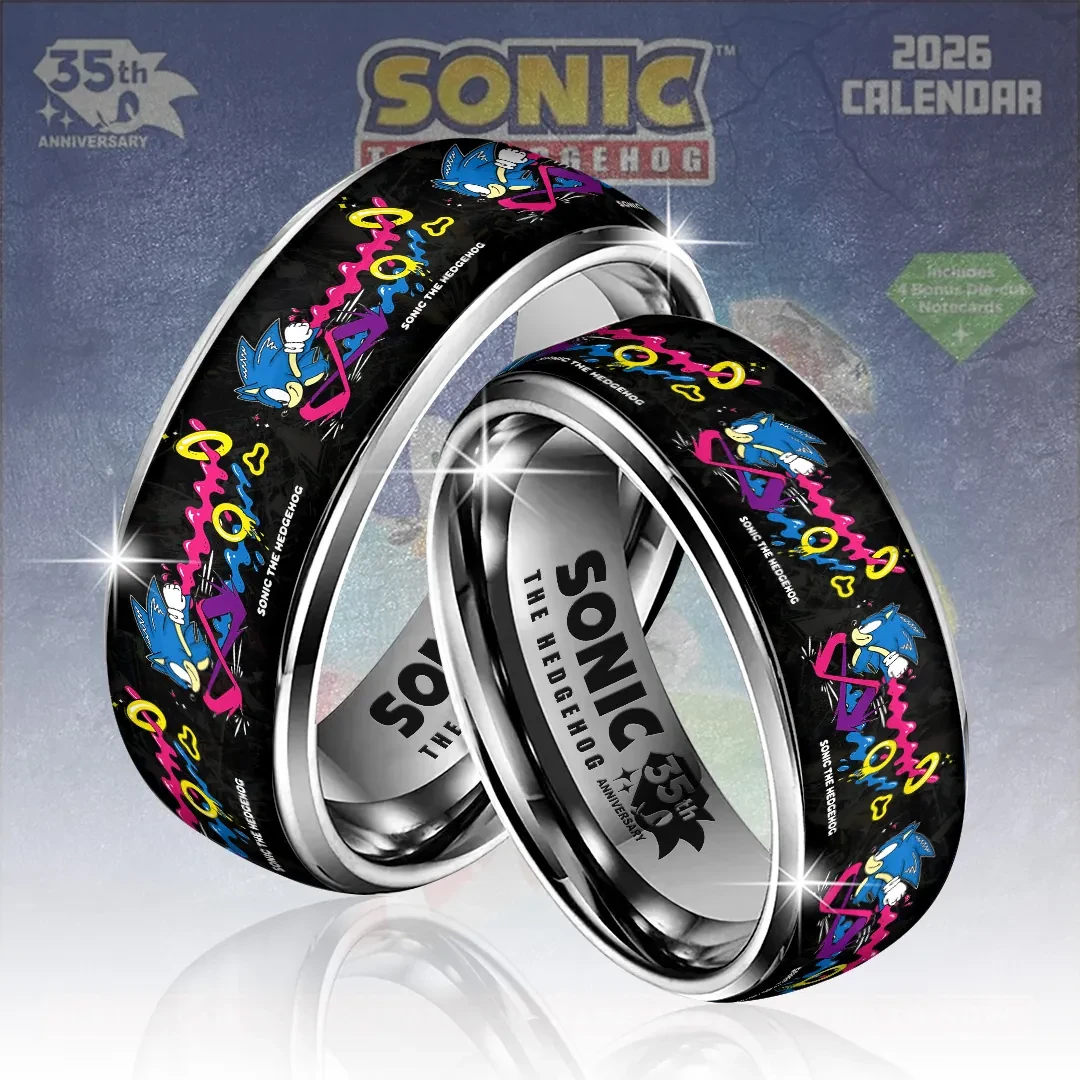 Sonic The Hedgehog 35th Anniversary Ring 2026 Sonic The Hedgehog Merch Present For Son - Kdjoy Sonic The Hedgehog 35th Anniversary Ring 2026 Sonic The Hedgehog Merch Present For Son - Kdjoy