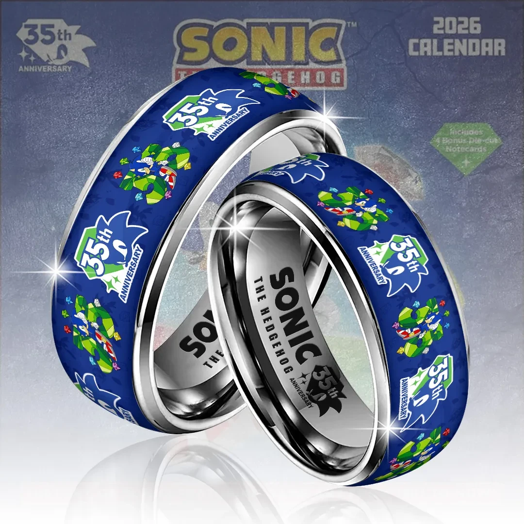 Sonic The Hedgehog 35th Anniversary Ring 2026 Sonic The Hedgehog Merchandise Best Gifts - Kdjoy Sonic The Hedgehog 35th Anniversary Ring 2026 Sonic The Hedgehog Merchandise Best Gifts - Kdjoy
