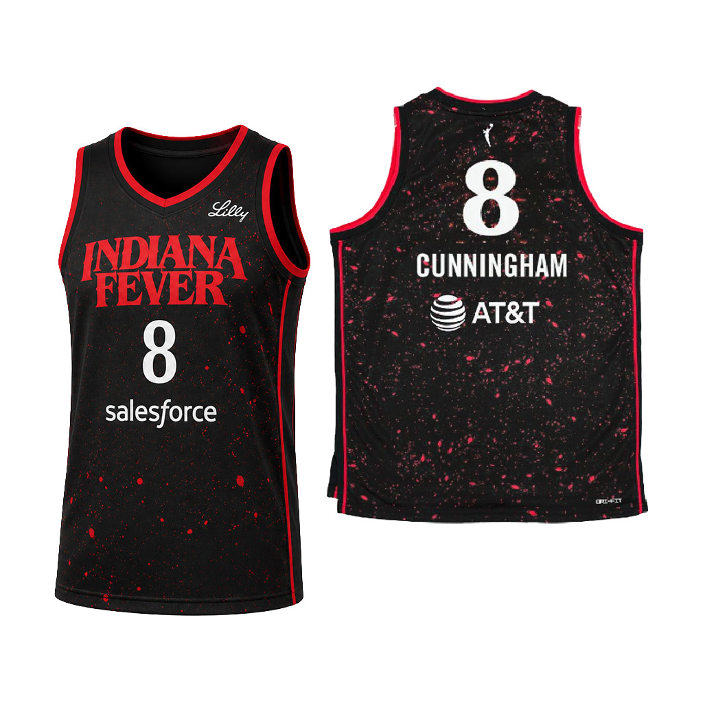 Sophie Cunningham Jersey #8 Indiana Fever Stranger Things Jersey Basketball Fan Merch Gifts - Kdjoy