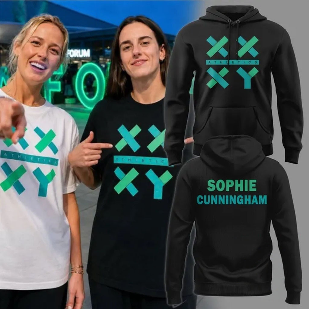 Sophie Cunningham Merch Indiana Fever Thank You Sophie For Speaking Up For Girls Black Hoodie - Kdjoy