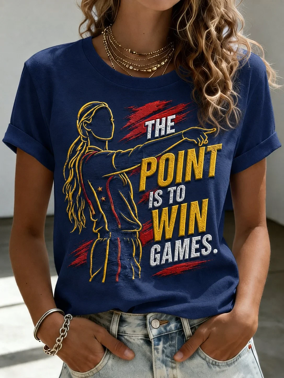 Sophie Cunningham Pointing Shirt #8 The Point Is To Win Games T-Shirt Indiana Fever Fan Gear - Kdjoy