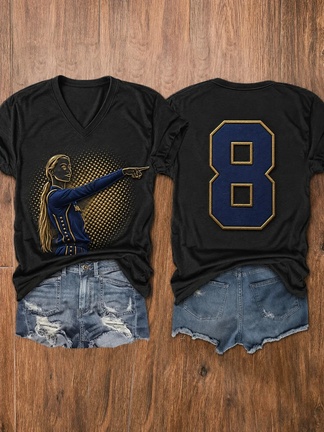 Sophie Cunningham Pointing V-Neck Shirt #8 Indiana Fever Merch Caitlin Clark Basketball Gear - Kdjoy Sophie Cunningham Pointing V-Neck Shirt #8 Indiana Fever Merch Caitlin Clark Basketball Gear - Kdjoy