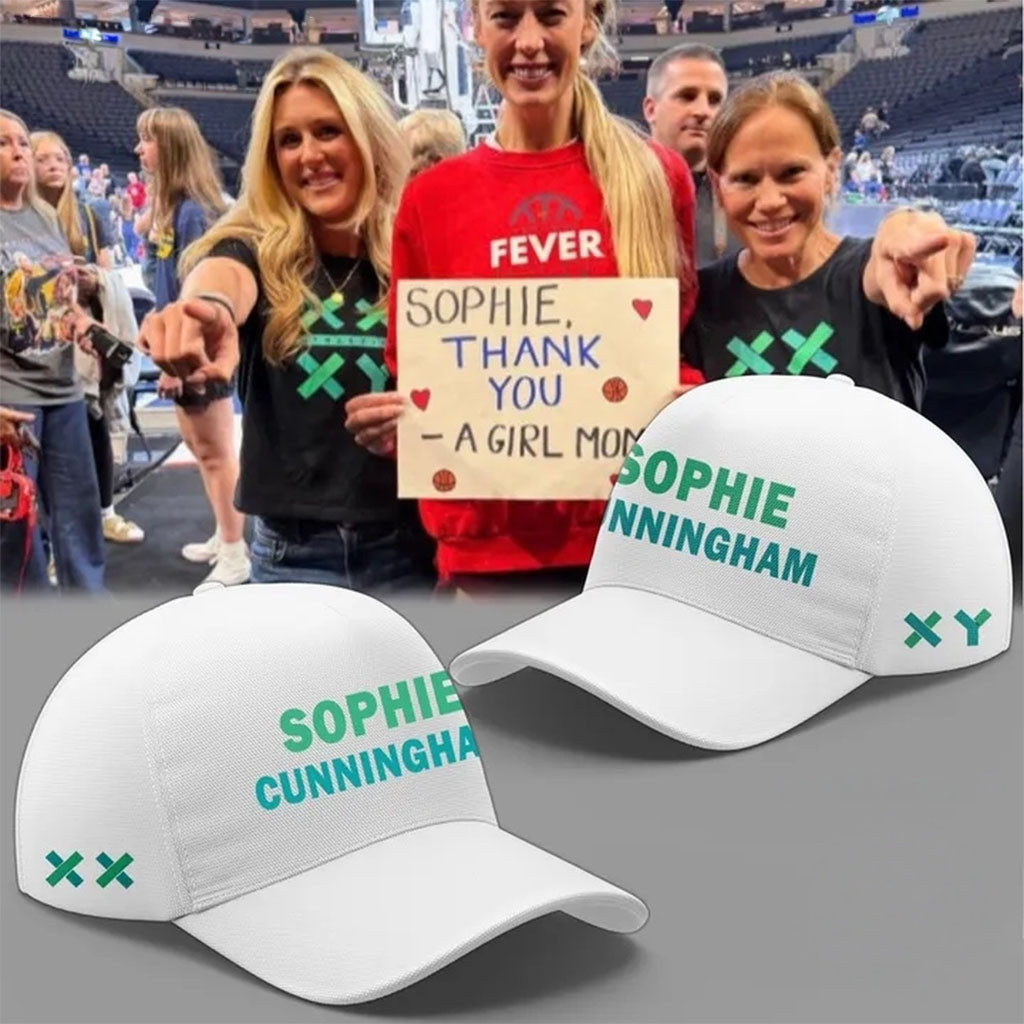 Sophie Thank You A Girl Mom Hat White Indiana Fever Merch Presents For Basketball Fans - Kdjoy