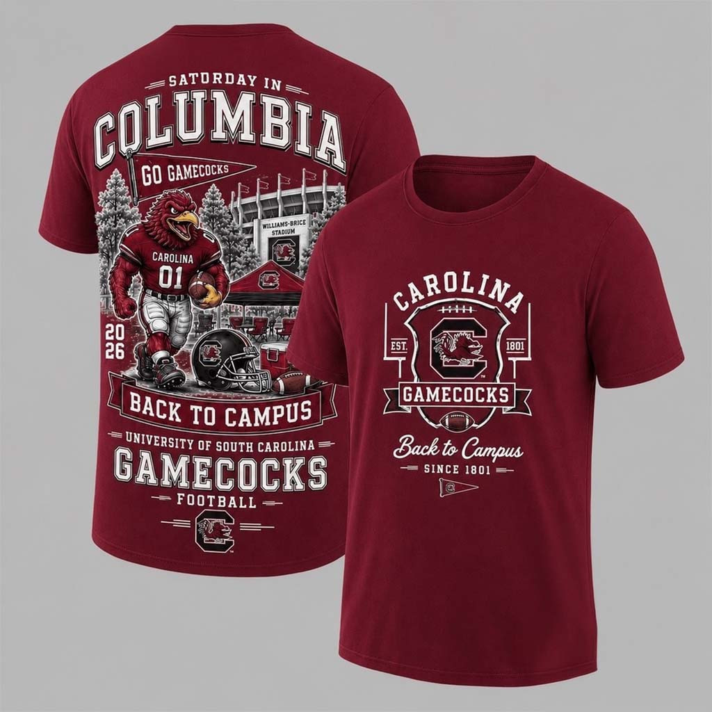 South Carolina Gamecocks 2026 Back To Campus T-Shirt SC Gamecocks Merch Football Themed Gifts - Kdjoy South Carolina Gamecocks 2026 Back To Campus T-Shirt SC Gamecocks Merch Football Themed Gifts - Kdjoy
