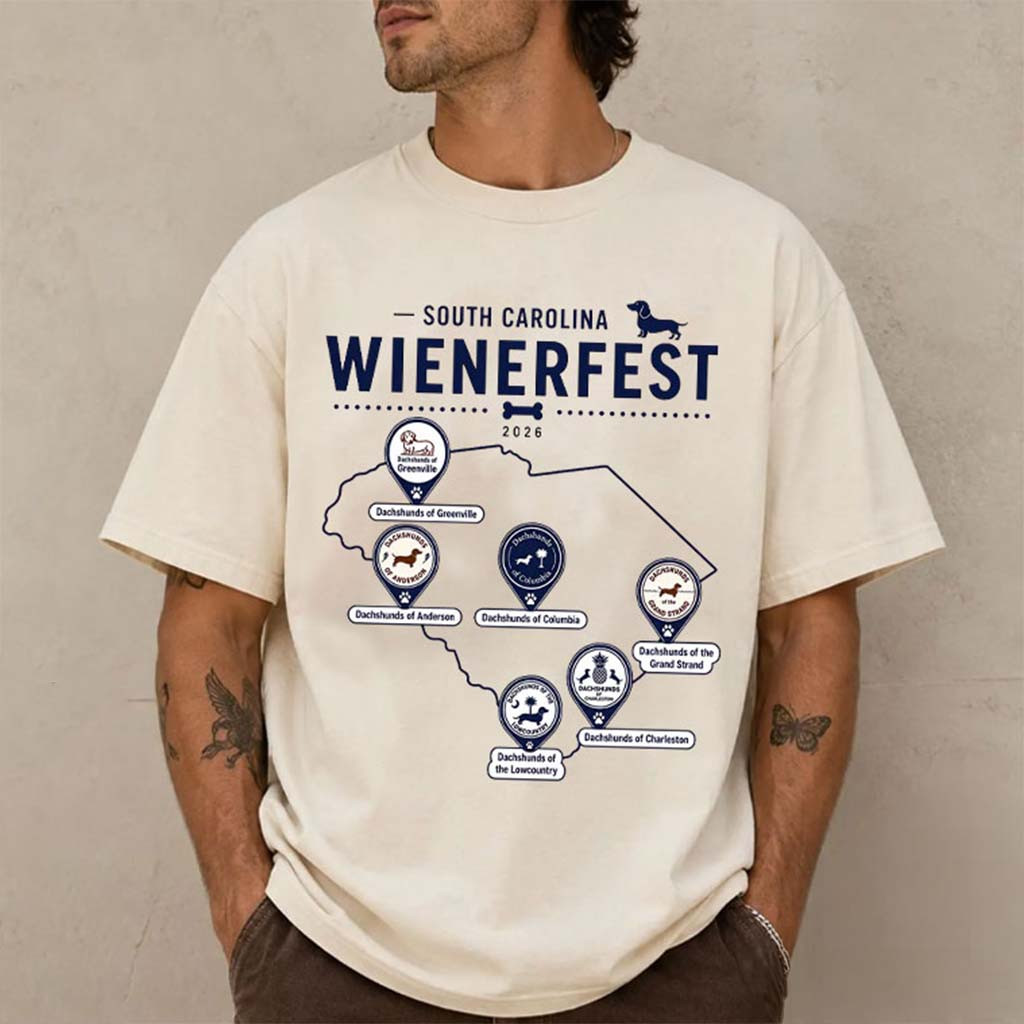 South Carolina Wienerfest 2026 Dachshund Festival T-Shirt Gifts For Dog Lovers - Kdjoy