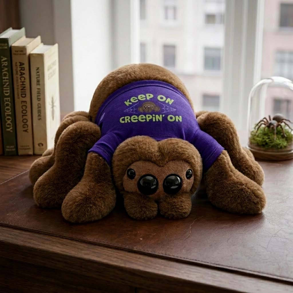 Spider Chaos-Cute Halloween Jumping Plush Pillow Keep On Creepin' On Pillow Halloween Gifts - Kdjoy